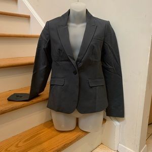 Ann Taylor LOFT 1 Button Gray Blazer